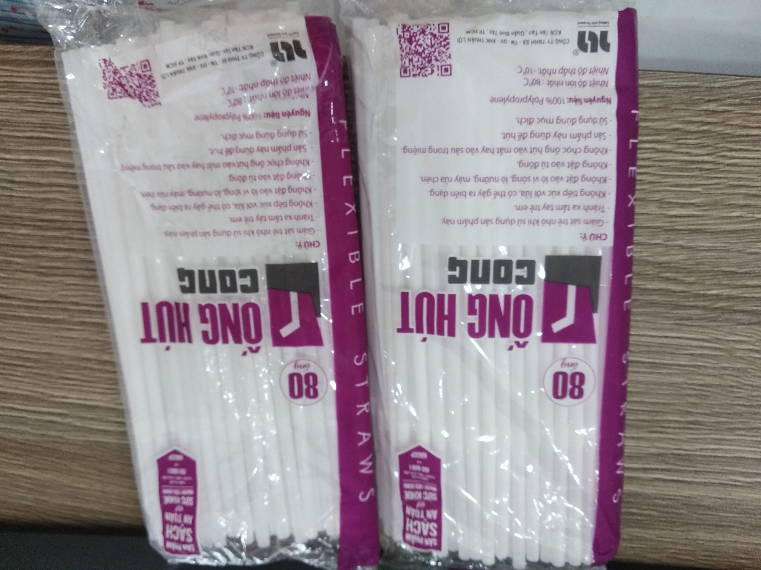 Set 5 gói ống cong trắng phi 5 80 ống