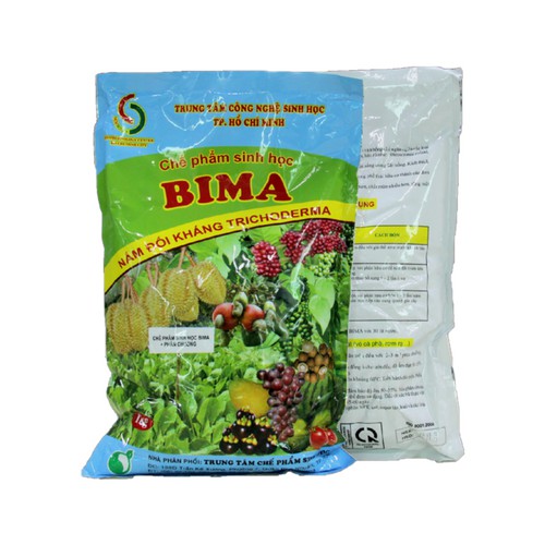 Chế phẩm sinh học BIMA chứa nấm đối kháng Tricoderma - ủ phân và kháng bệnh (1kg)