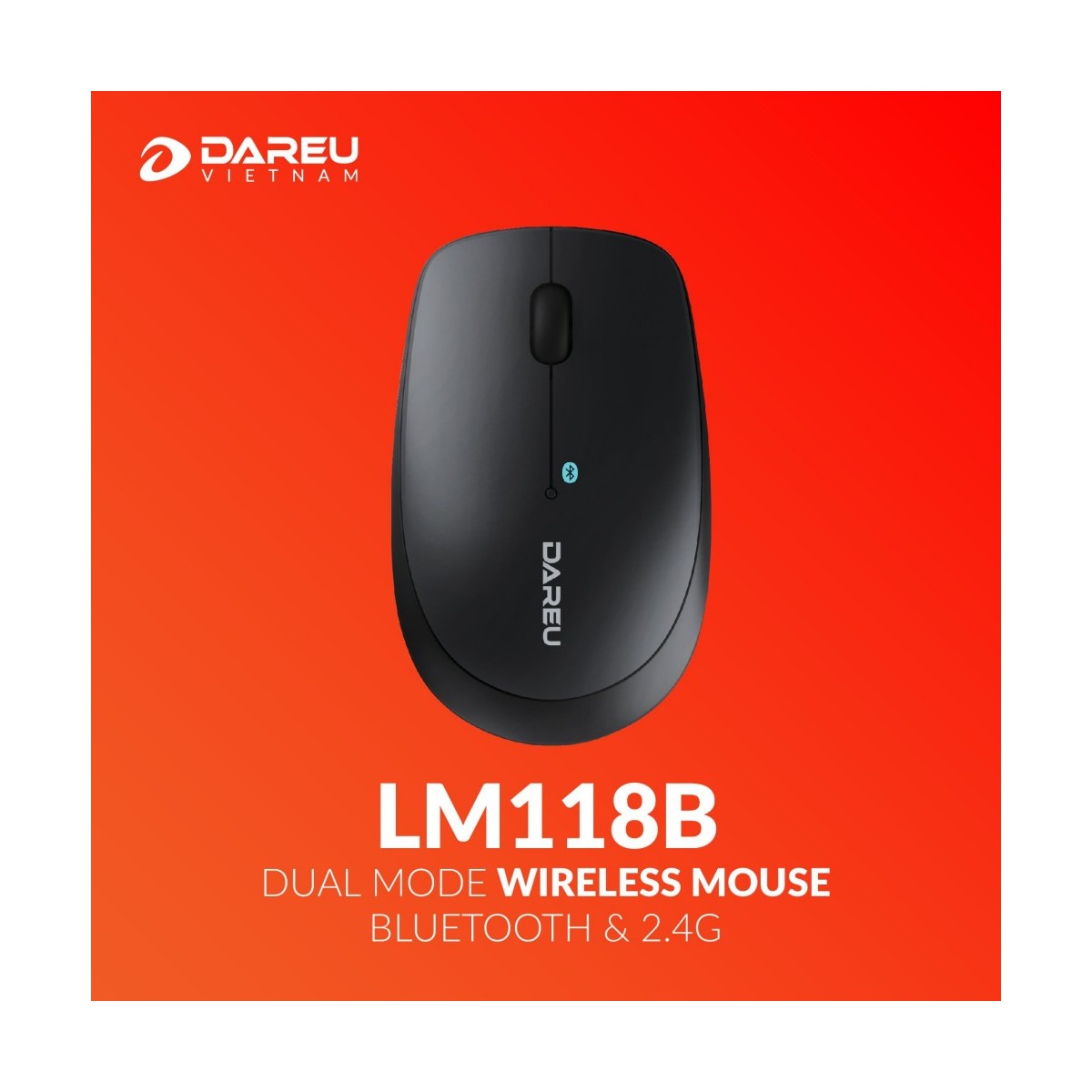 Chuột không dây dareu lm118b