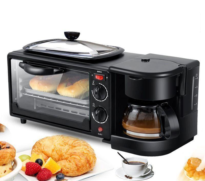 Lò nướng kiêm máy pha cà phê KZC-9L-K-Tiết kiệm điện-Nướng chín đều nhanh (Đen)