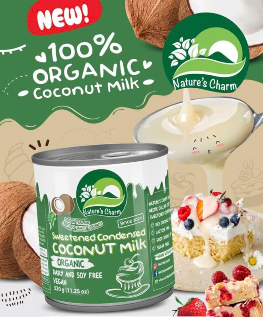 Vegan Condensed Milk from Coconut and Oats - Nature's Charm - 320g - 2