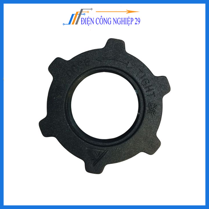 Khóa lồng quạt màu đen