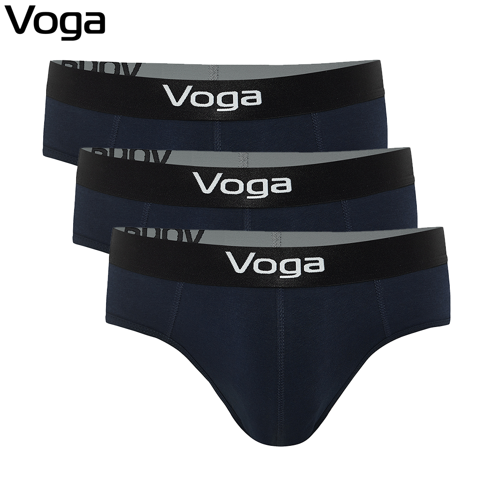 Set 3 quần lót nam kiểu sịp tam giác Voga Hàng Ngày vải thun cotton