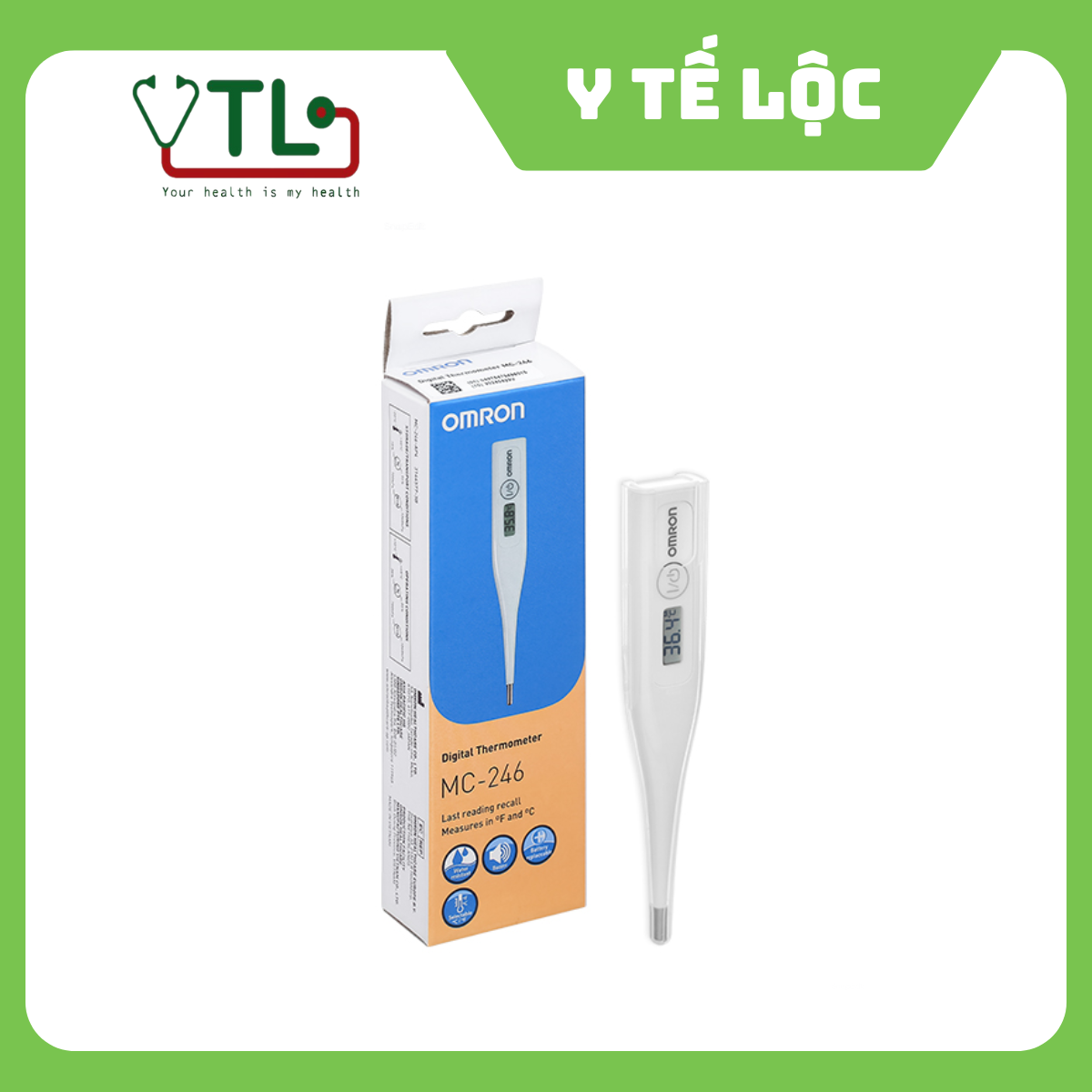 Nhiệt kế điện tử omron mc-246