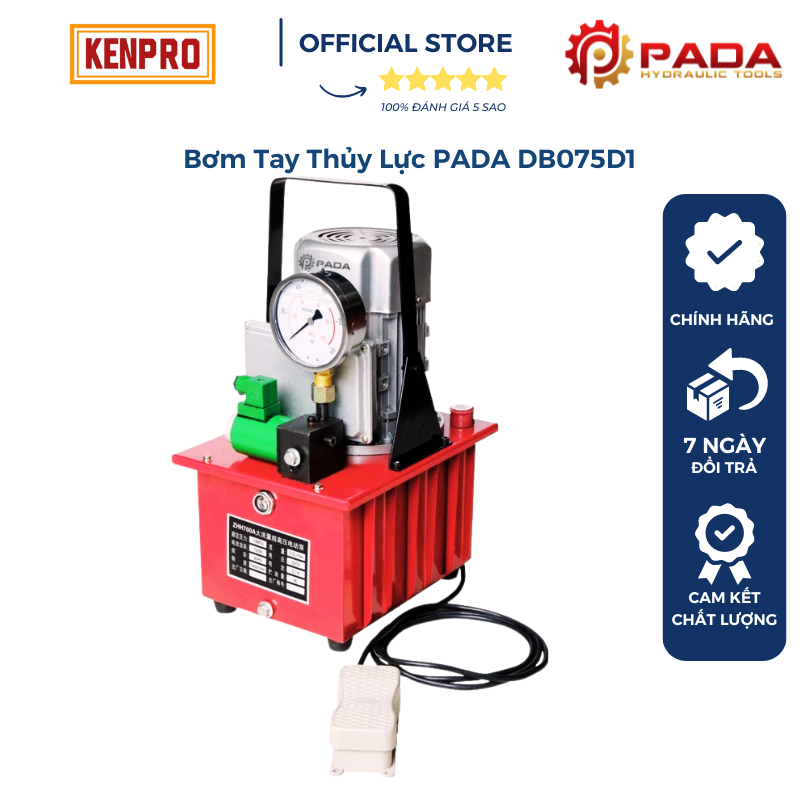 Bơm điện thủy lực DB075D1-Bộ nguồn thủy lực van từ 1 đường đầu