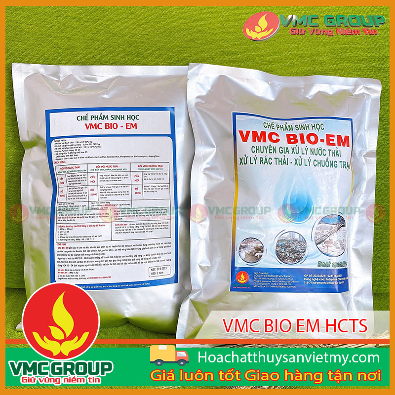 Chế phẩm sinh học vmc bio – em xử lý nước thải