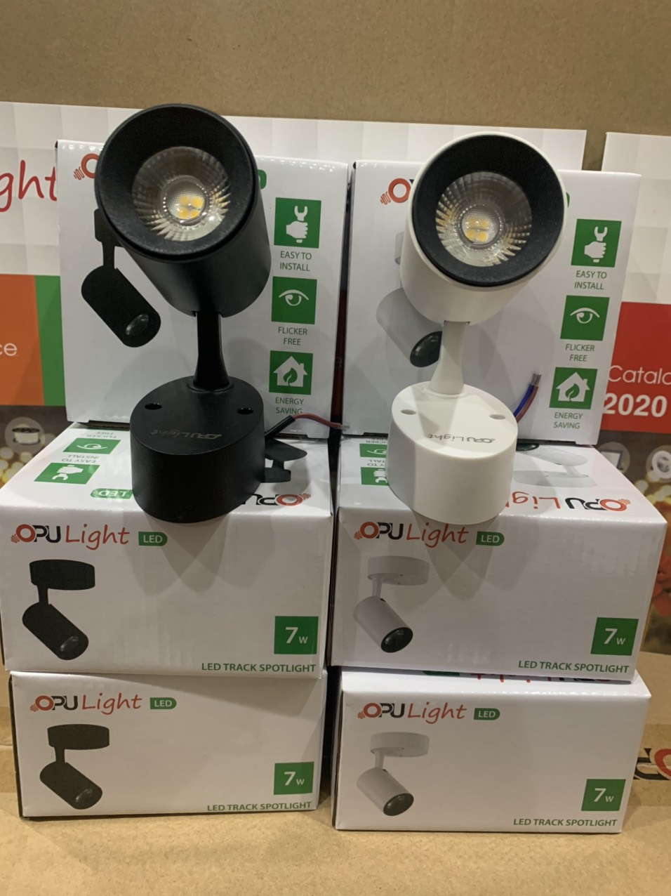 Đèn Led Rọi Osram Opulight 7W Đế Ngồi Có Ray Xoay 360 độ Chính Hãng - HBG Lighting