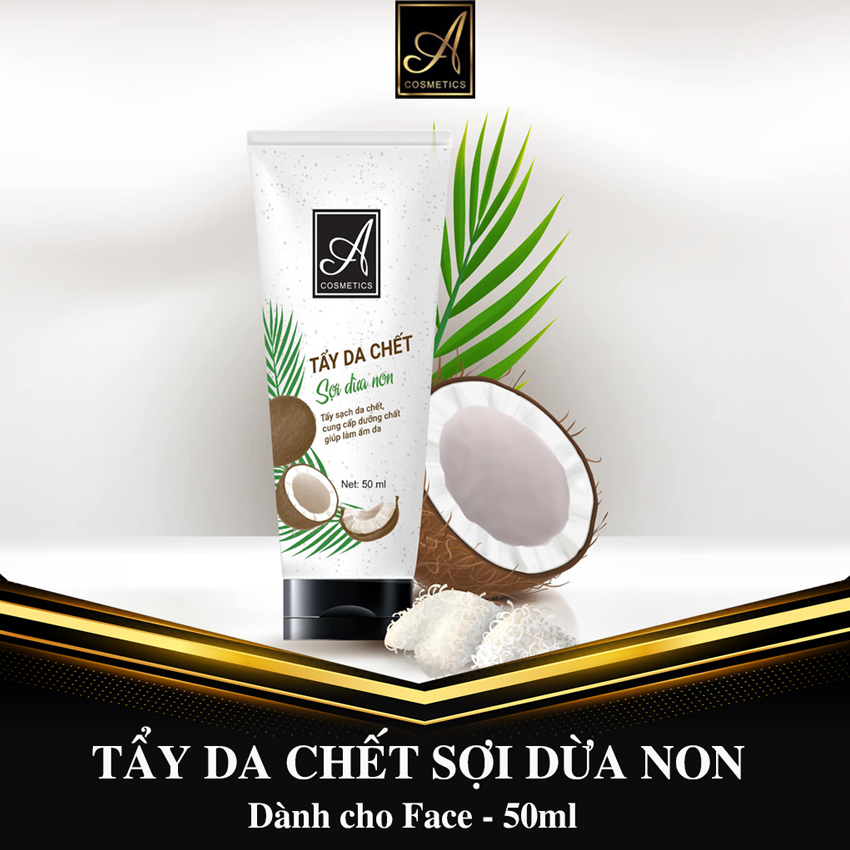 [HCM]Tẩy da chết sữa dừa non Phương Anh Dưỡng da Trắng mịn