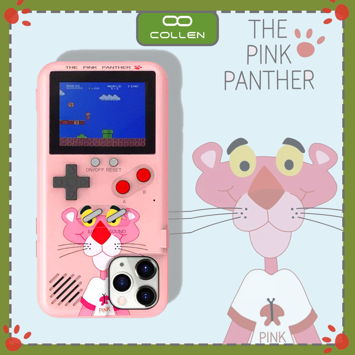 [Chính hãng] Ốp Điện Thoại Trò Chơi Điện Tử Màn hình màu -  Máy NES 4 Nút Kỷ Niệm Tuổi Thơ Của 9x