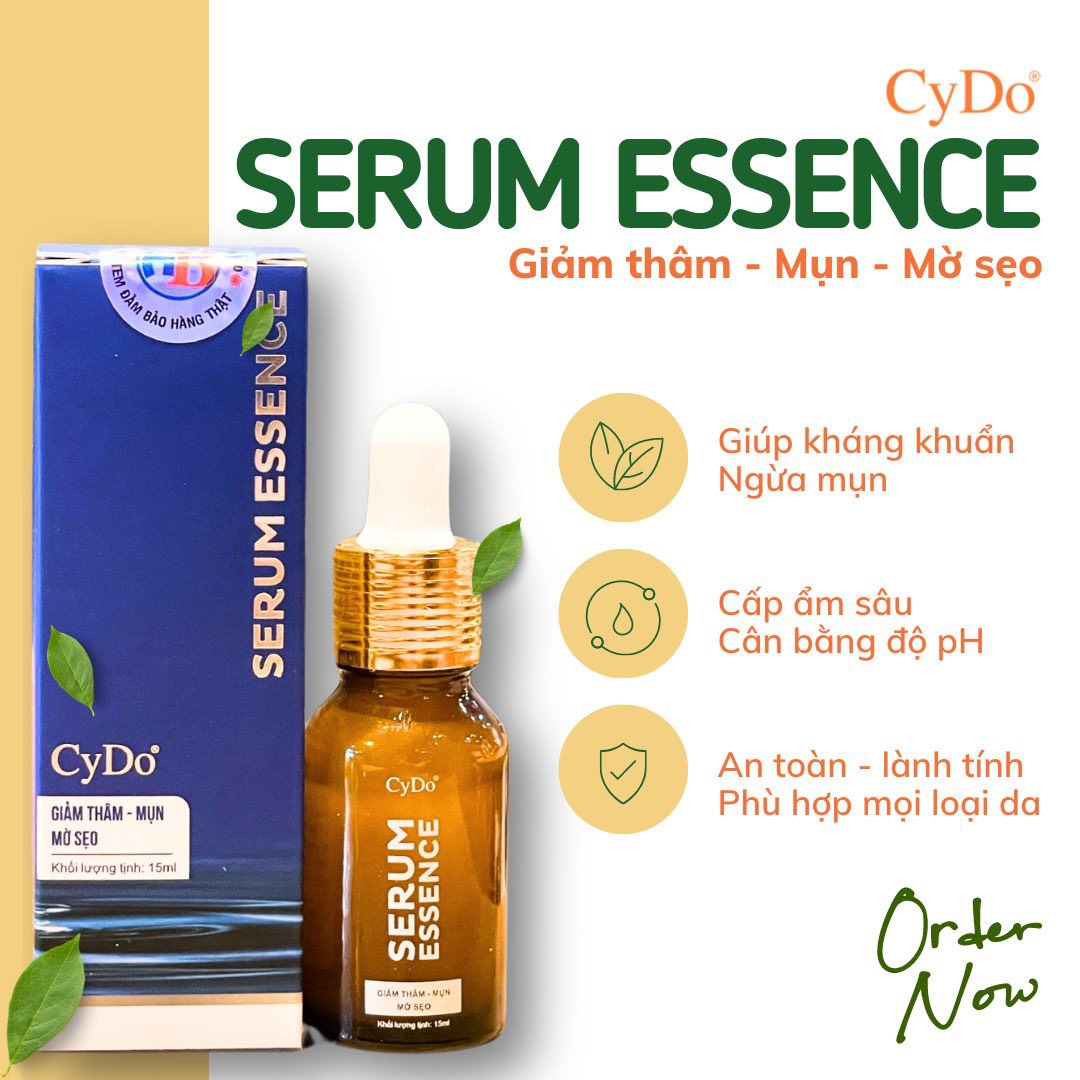 Serum mụn cydo 15ml mẫu mới cam kết chính hãng