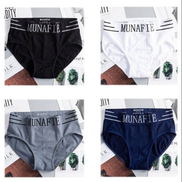 Combo 3 quần sịp nam dệt kim, sịp nam cạp to, sịp manufie