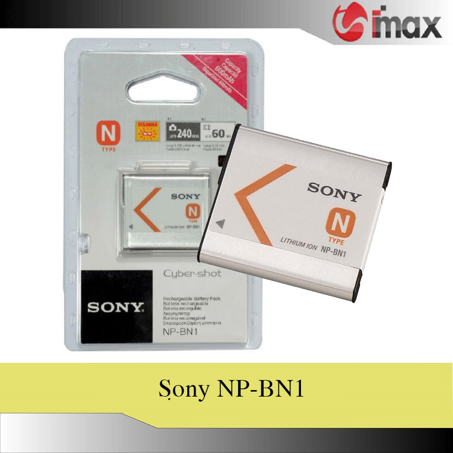 Pin thay thế pin máy ảnh Sony NP-BN1 - Hàng nhập khẩu