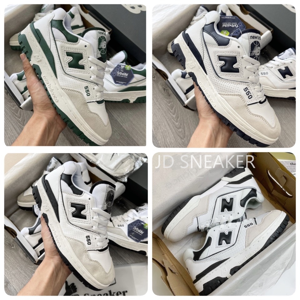 Giày thể thao nb 550, giày sneaker nb 550 nam nữ siêu đẹp