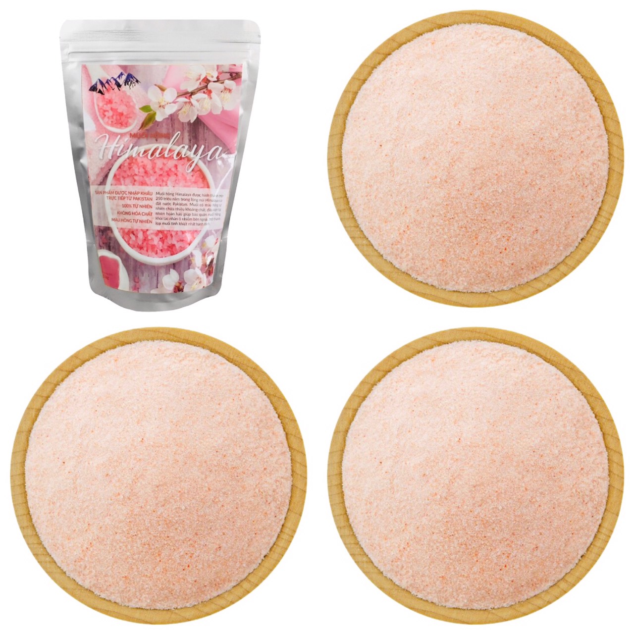 [HCM]Muối himalaya nhập khẩu pakistan loại mịn (nhuyễn ) 250 gram