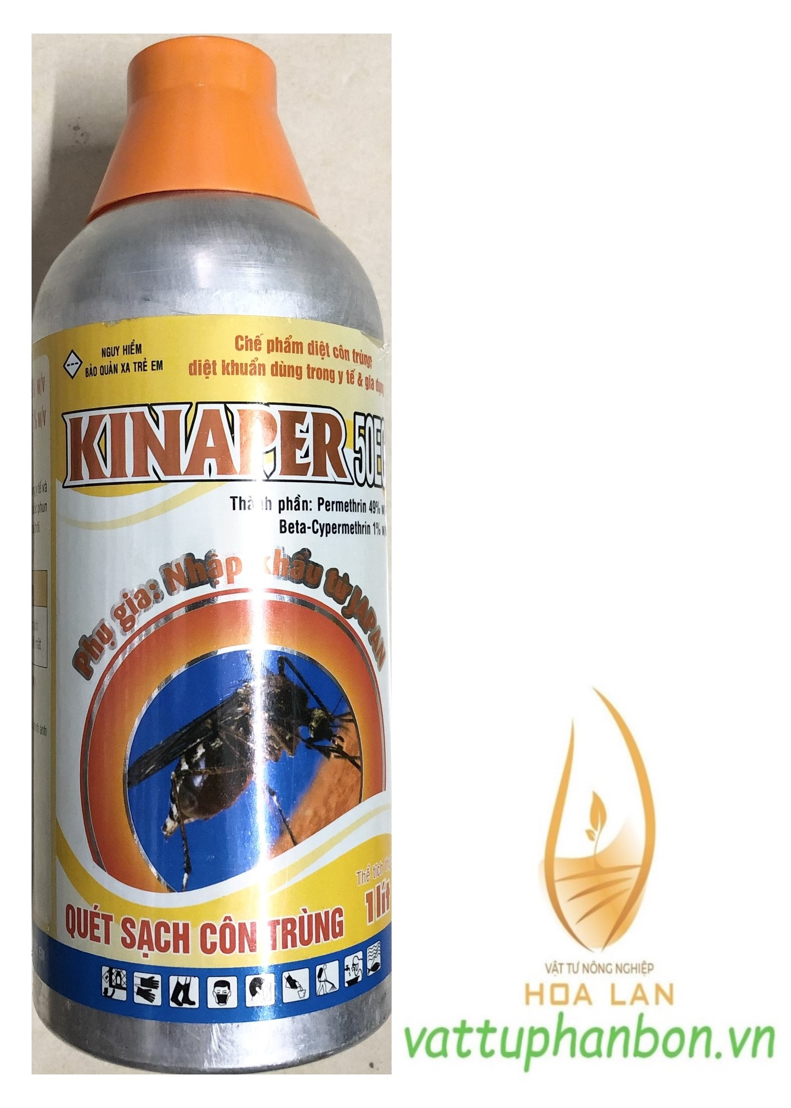 Diệt côn trùng kinaper 50ec - quét sạch côn trùng - #082b# 1lít