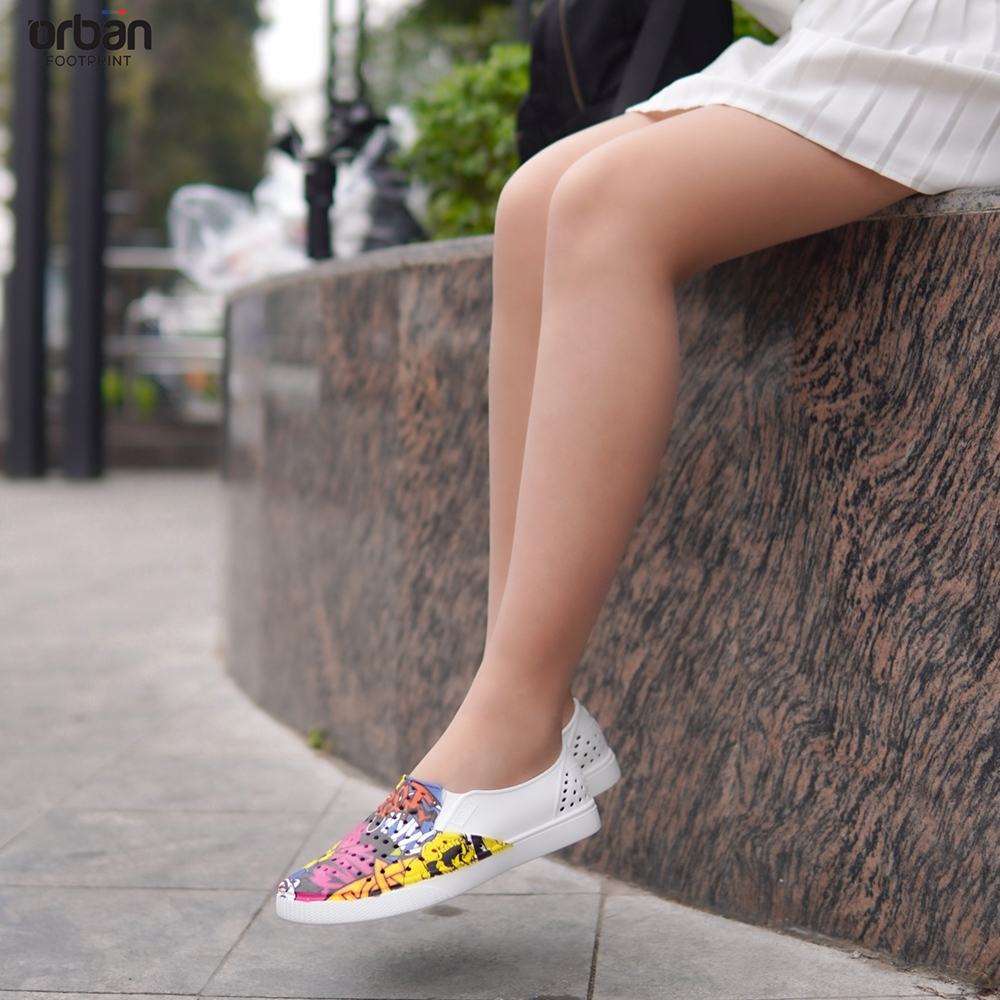 Giày eva phylon Urban Footprint D2201 in Graphic ver.2 hình full mặt