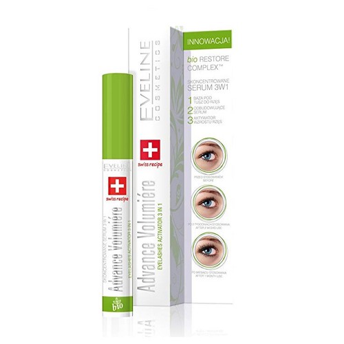 Mascara dưỡng dày mi Eveline Advance Volume 10ml