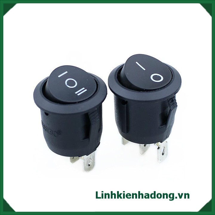 Công tắc tròn 3 chân kcd1-105 20mm