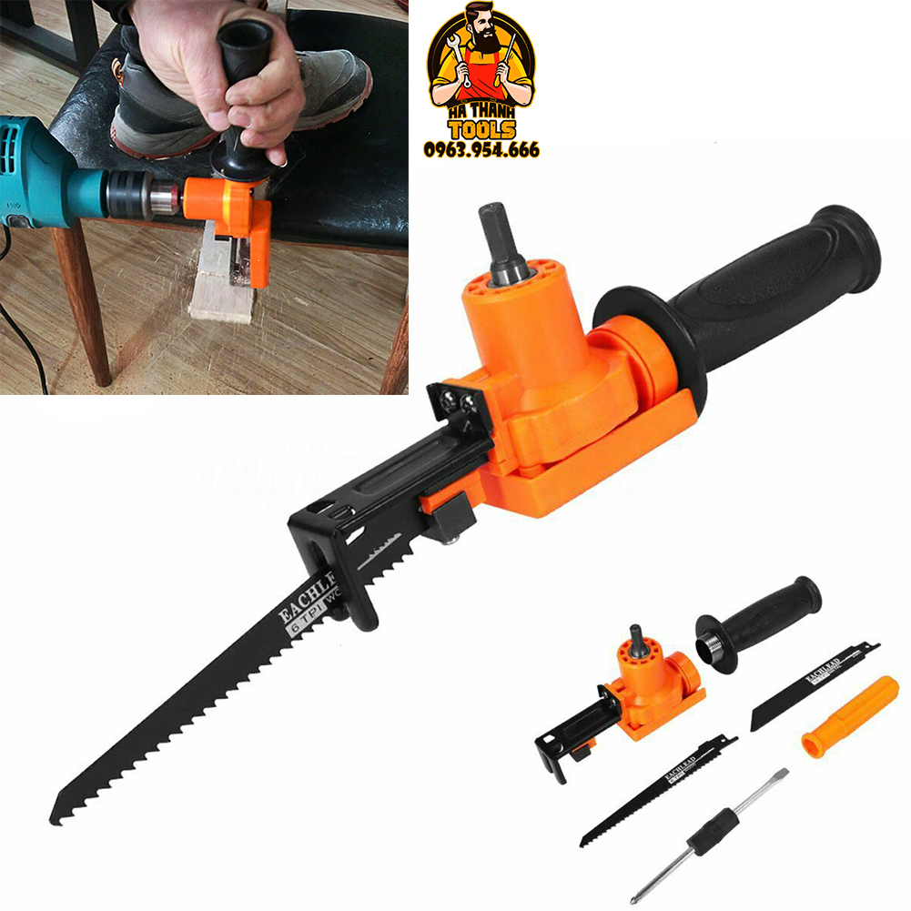 Đầu chuyển đổi máy khoan thành máy cưa sọc cưa kiếm cầm tay