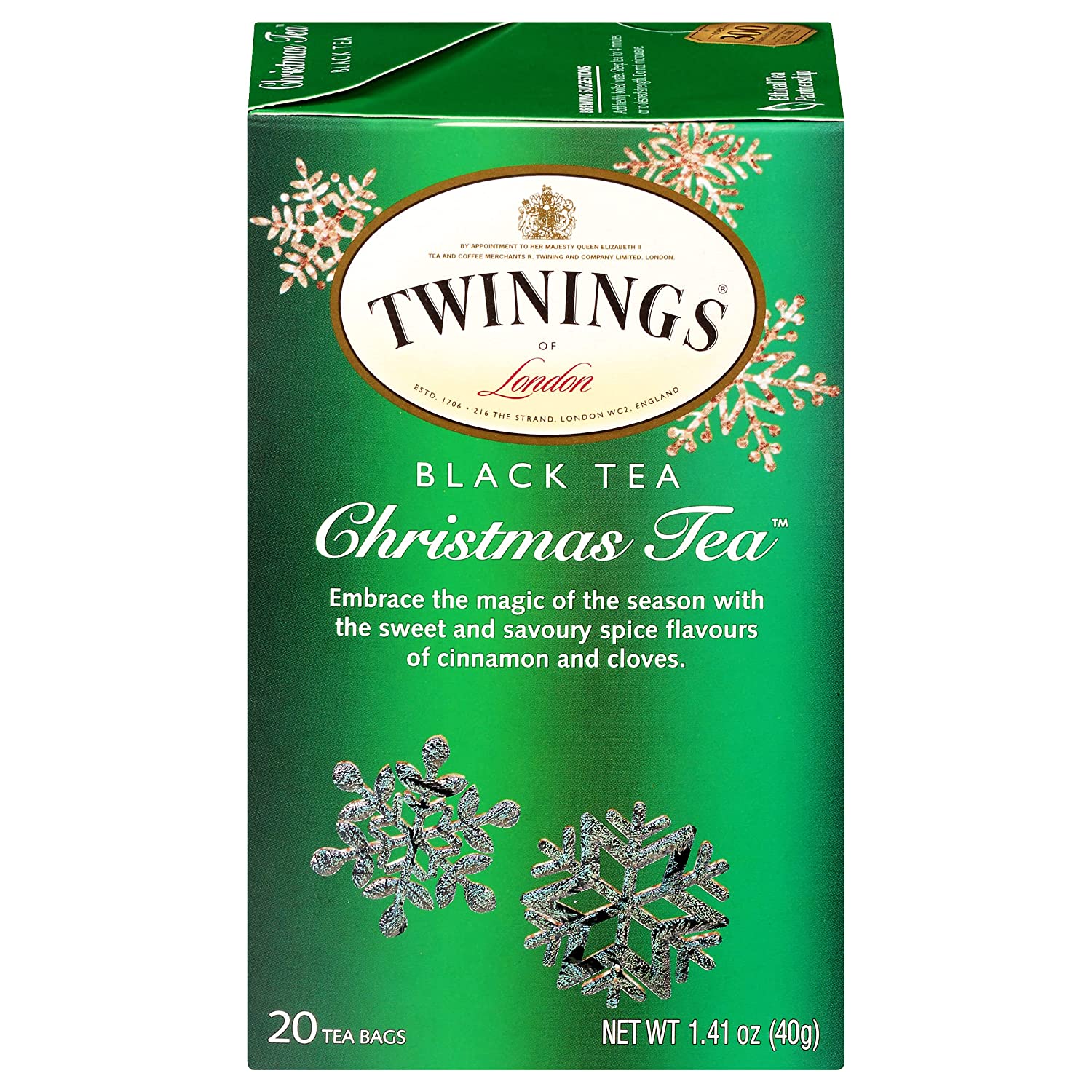Twinings Christmas Black 20 Tea Bags