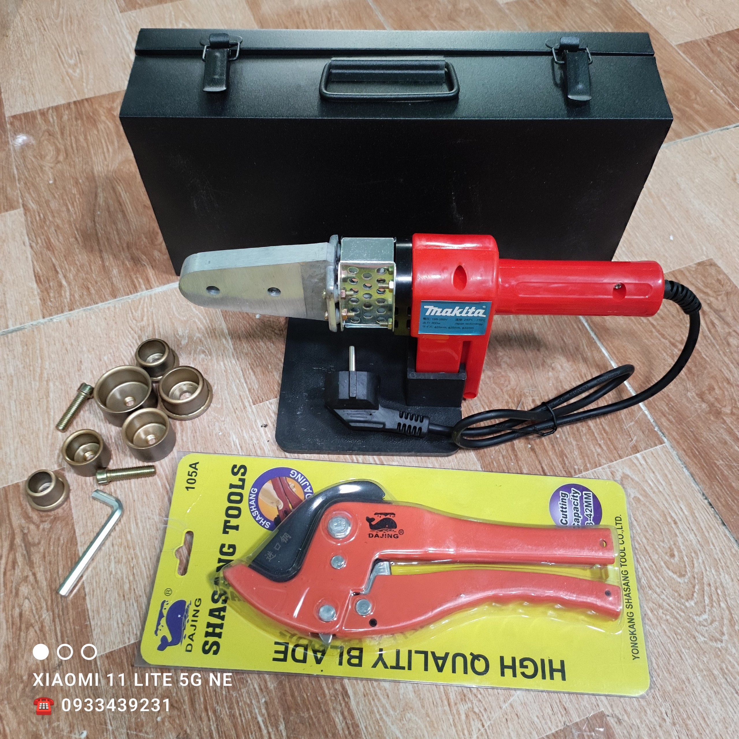 Combo máy hàn ống nước nóng makita cao cấp