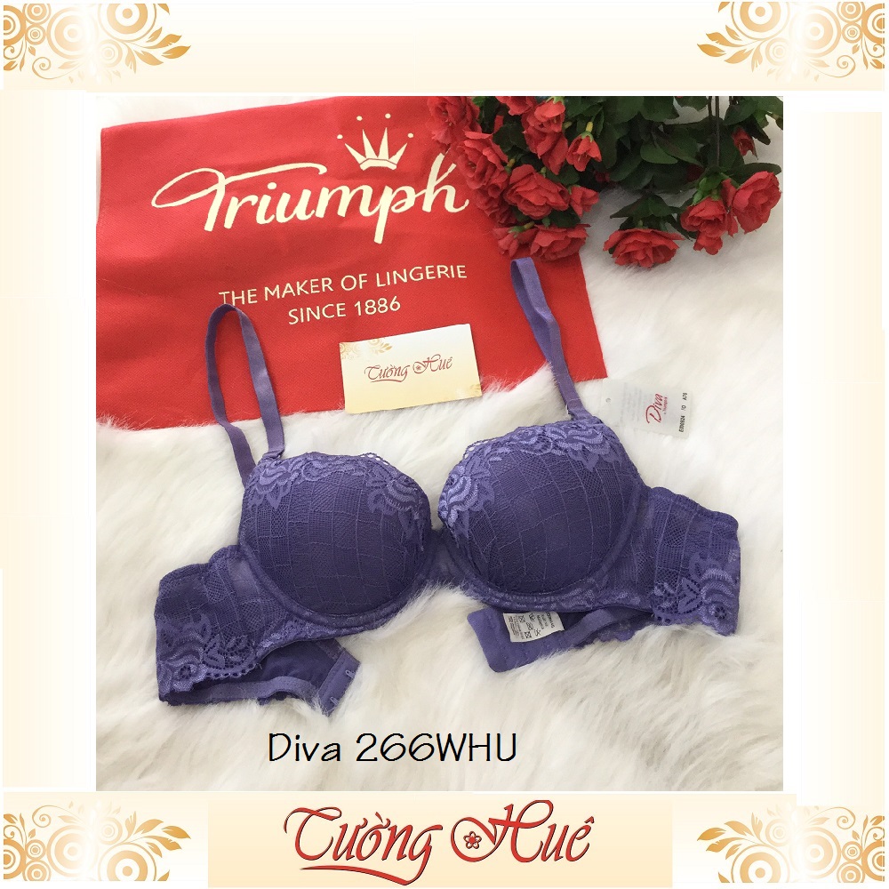 SALE SALE SALE- Áo lót nữ Triumph Diva 266 WHU cúp bầu ngang lưng bảng to.
