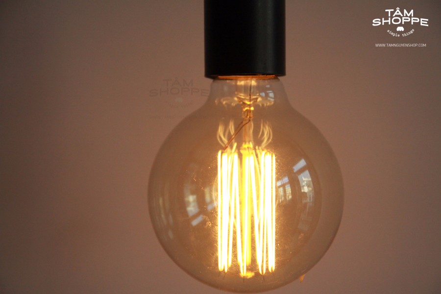 Bóng đèn sợi tóc edison tròn - g95st