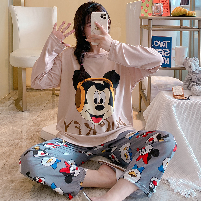 [Freeship+Quà 35k]Đồ bộ ngủ nữ pijama Mellowshop cổ tròn dài tay chất liệu thun sữa mềm mại thoải mái,có nhiều mẫu cho chị em lựa chọn và tặng kèm khăn lụa cao cấp khi mua hóa đơn từ 500k