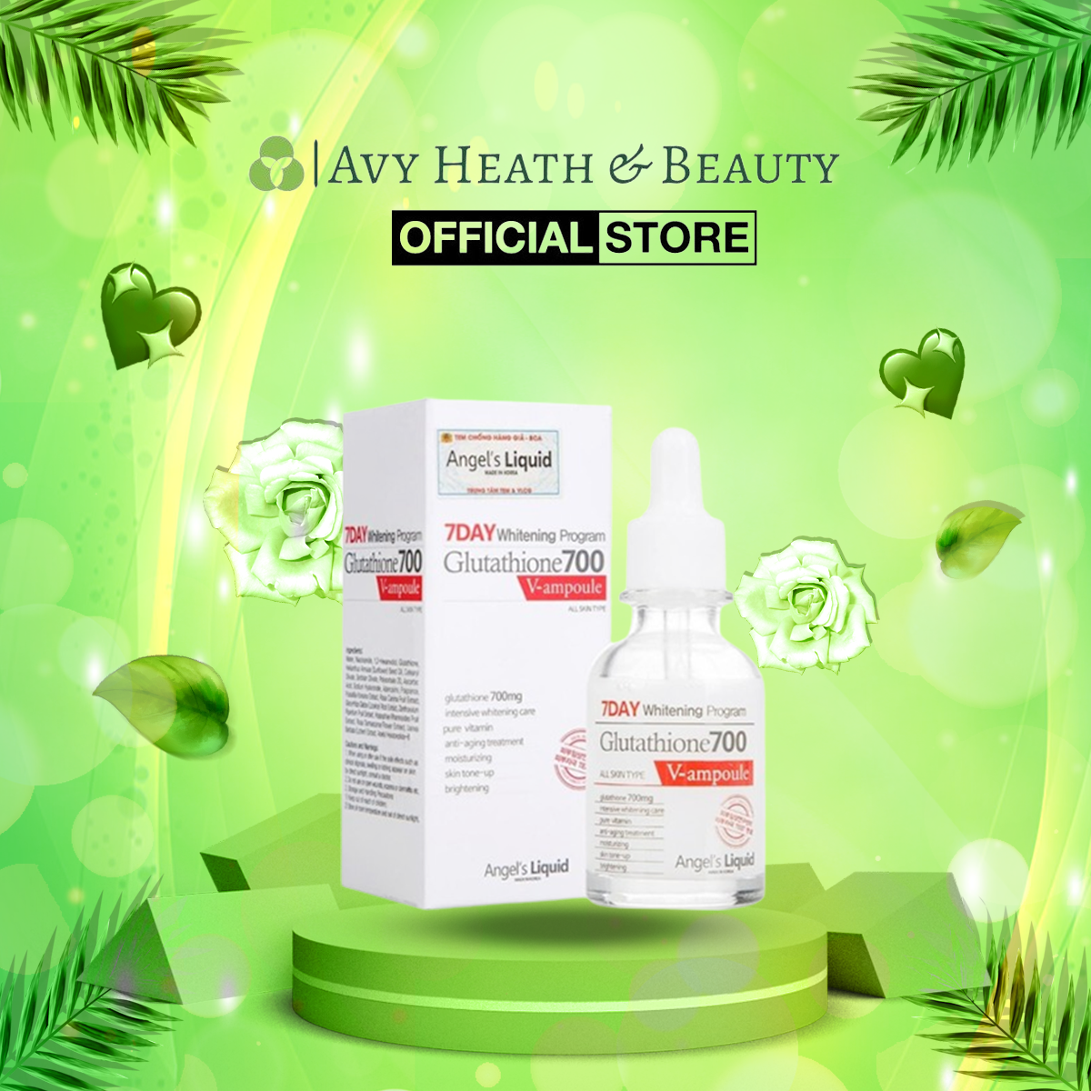 Serum Dưỡng Sáng Da Angel's Liquid Serum Glutathione 7 Day 30ml