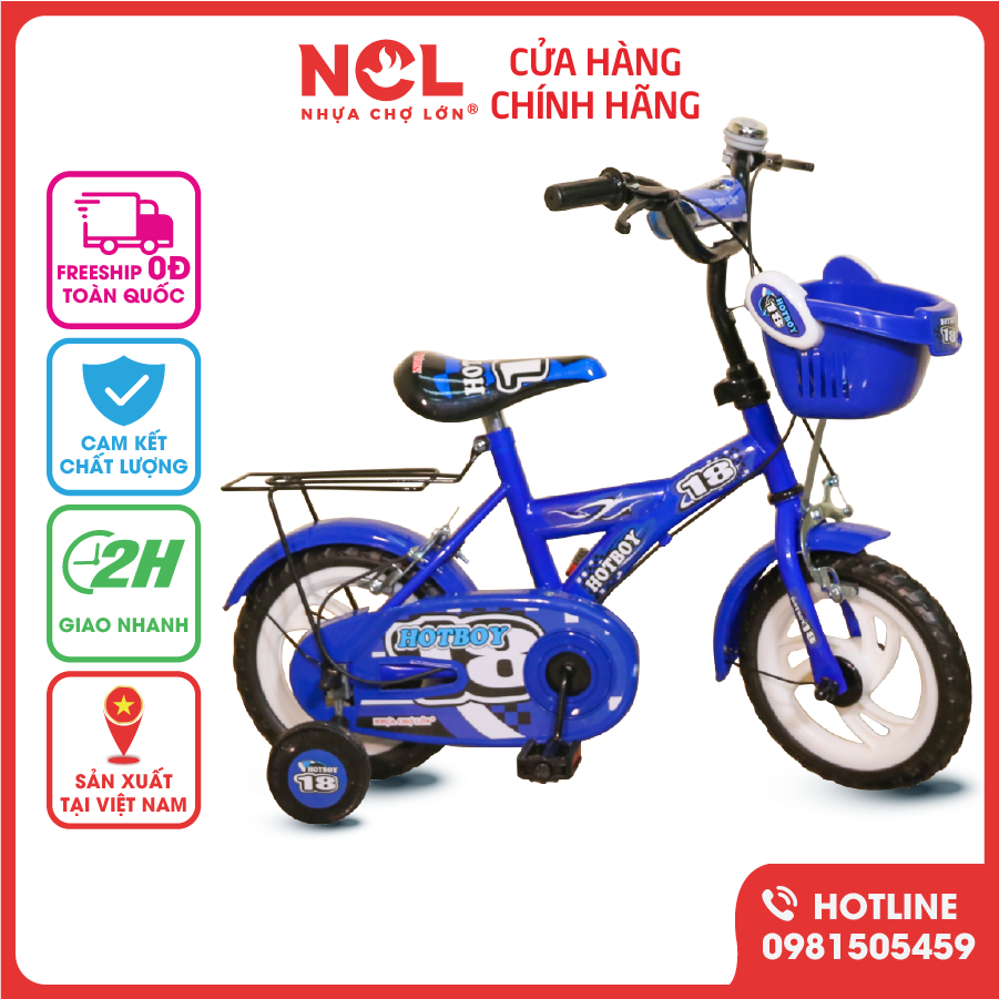 Xe Đạp Trẻ Em Nhựa Chợ Lớn K73 Dành Cho Bé Từ 2 - 4 Tuổi