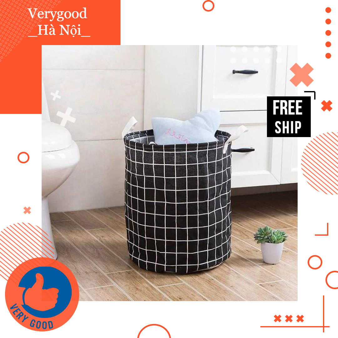 Giỏ vải đựng đồ gấp gọn đa năng tiện lợi mẫu mới