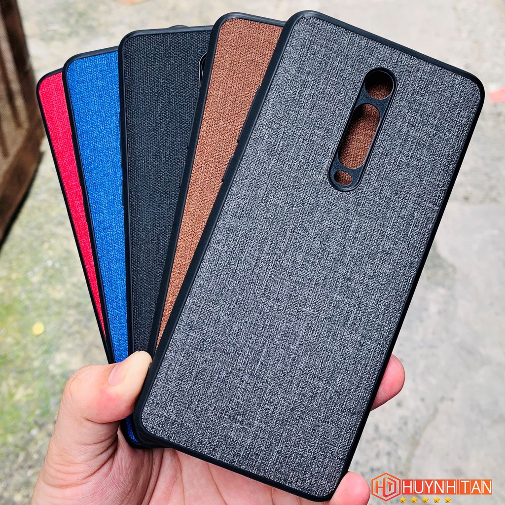 Ốp lưng xiaomi redmi k20 k20 pro mi 9t mi 9t pro vân vải jean chống bám vân tay nhiều màu