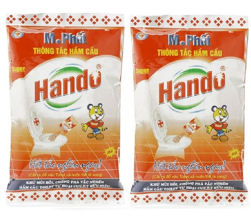 Bộ 2 gói bột thông tắc hầm cầu m.phốt bột 215g gsg27