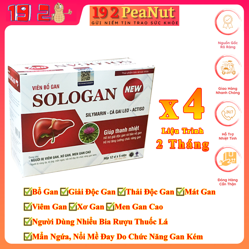 Viên uống giải độc gan thực phẩm chức năng cà gai leo giải độc gan giúp tăng cường chức năng gan bổ gan thải độc gan mát gan thanh nhiệt - viên uống giải độc gan sologan new
