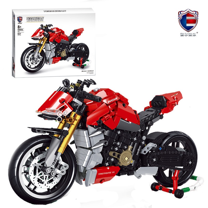 Đồ chơi lego Xe mô tô Senrui mix màu  SEMBO 701808