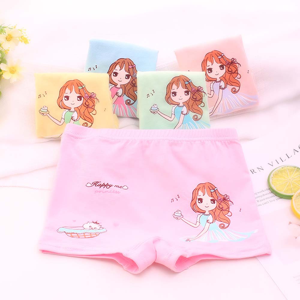 [HCM]Quần chíp bé gái-quần đùi bé gái- quần chíp tam giác- hàng 100 giống hình- 100% thun cotton