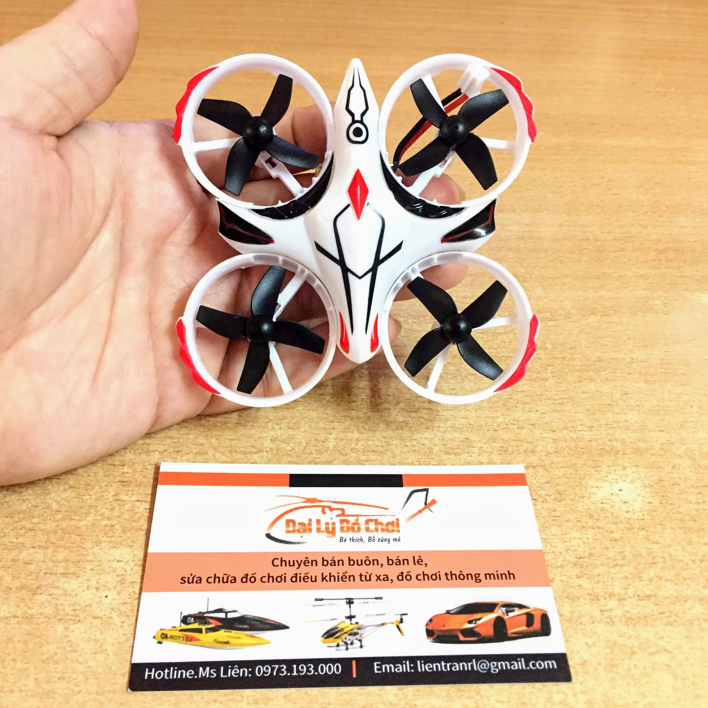 Mày bay 4 cánh mini điều khiển từ xa giữ độ cao cảm biến 5 chiều JJRC H56