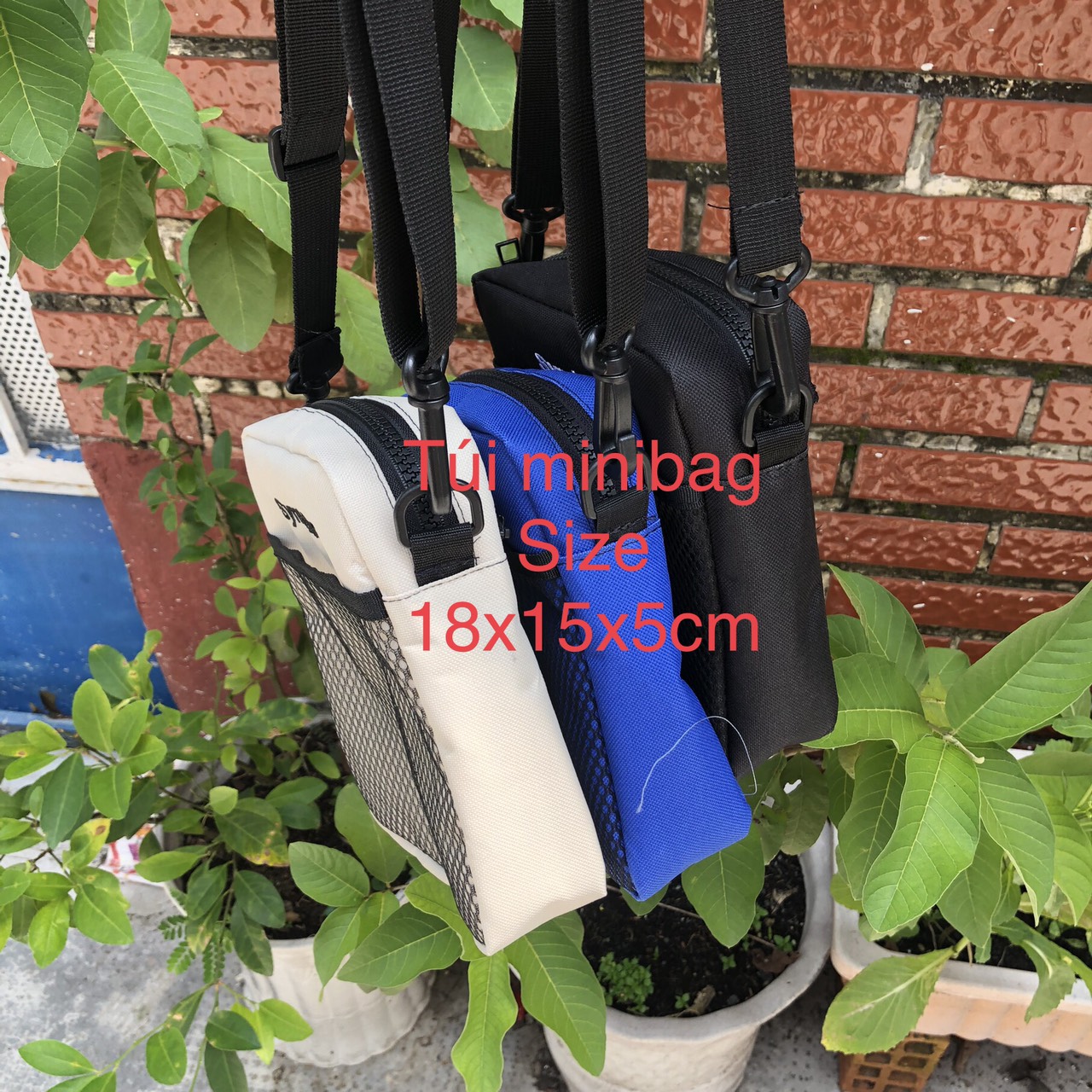 Túi vải wee đeo chéo minibag