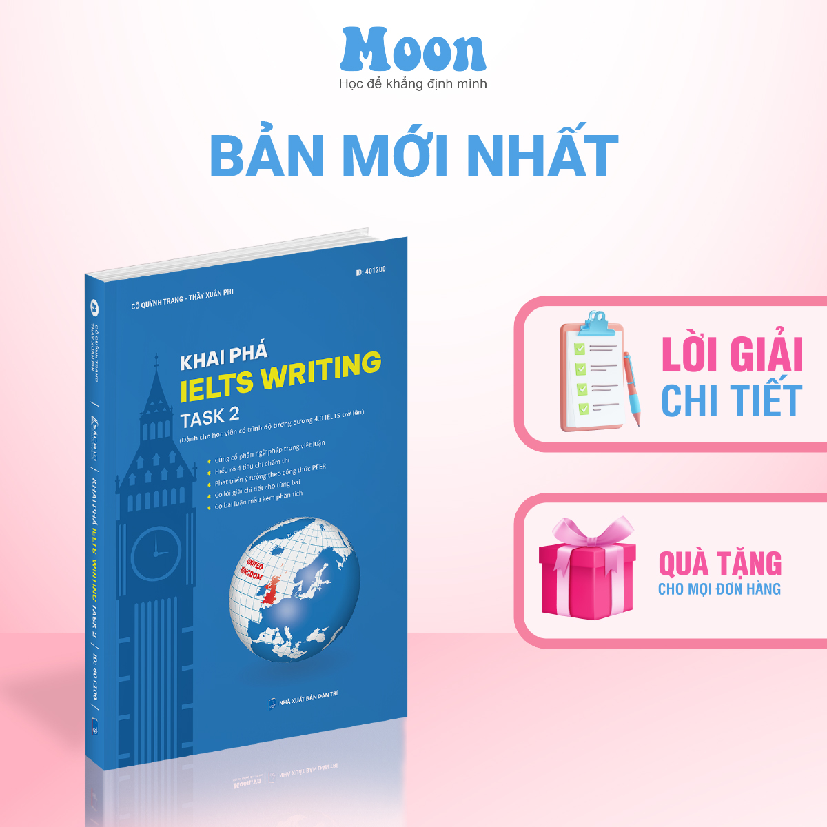 Sách - Ielts Writing Task 2 - Luyện thi Ielts Moonbook