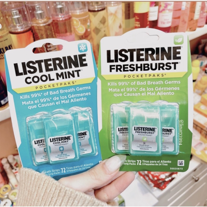 Miếng ngậm thơm miệng listerine pocketpaks