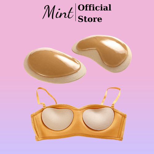 Mút áo ngực độn ngực, mút tăng ngực dày 2Cm nâng đẩy ngực, lót độn ngực chắc chắn có thể tái sử dụng nhiều lần, mút ngực tiện lợi