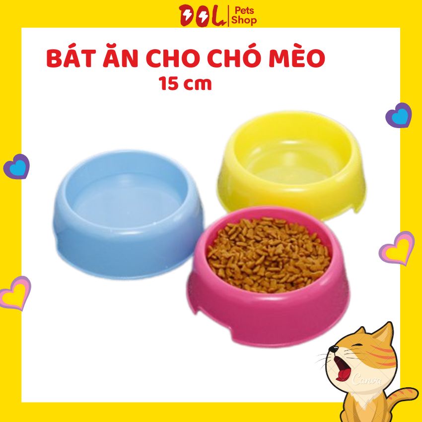 Bát ăn cho chó mèo - bát ăn đơn cho chó mèo