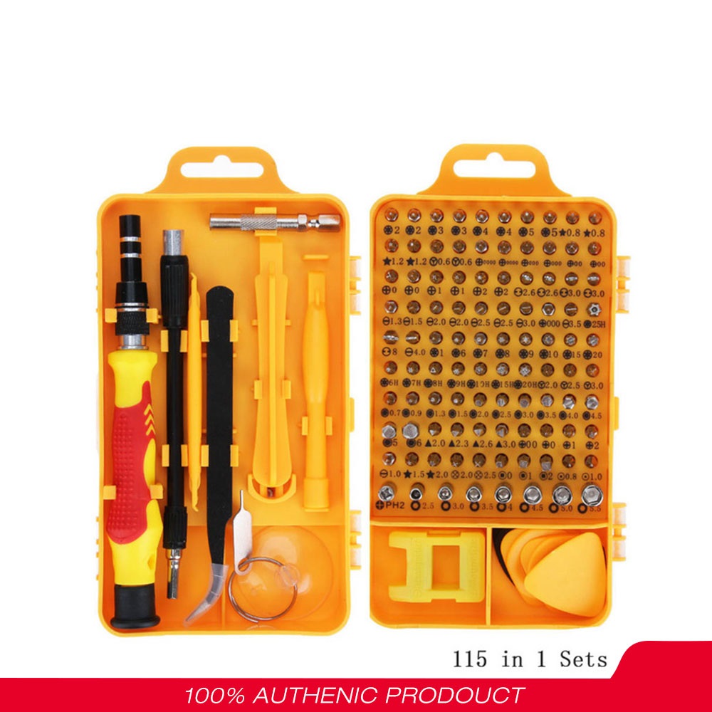 Bộ Tua Vít 115 Trong 1 Tuốc Nơ Vít Điện Chính Xác Mini Thiết Bị Điện Thoại Di Động Máy Tính Đa Năng Dụng Cụ Sửa Chữa