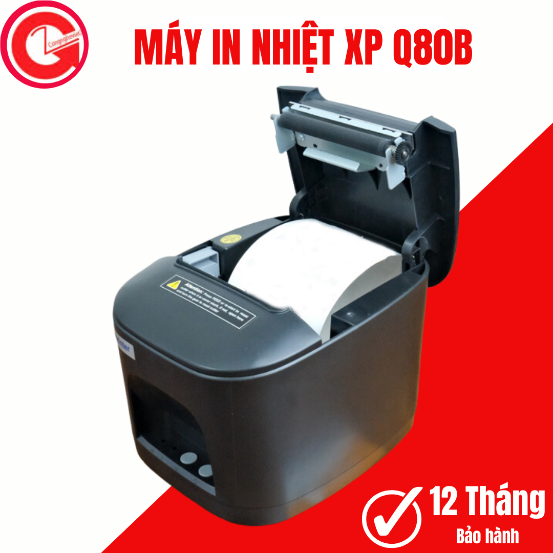 Máy in nhiệt,máy in đơn hàng,máy in phiếu thanh toán,máy in bill,máy in đơn livestream K80 Xprinter XPQ80B