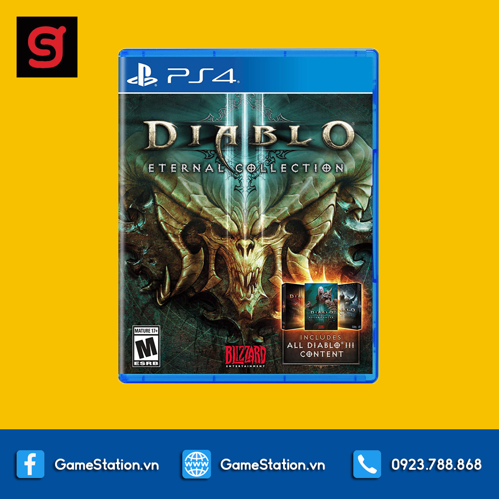 Đĩa Game PS4 - Diablo III: Eternal Collection - EU