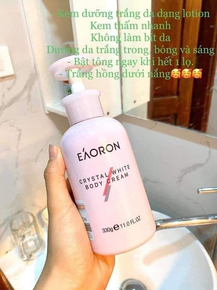 Kem dưỡng trắng da body eaoron crystal white - úc