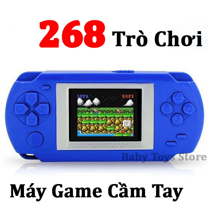 Máy chơi game cầm tay HKB-505 đa dạng 268 trò chơi màn hình màu 2 inch sử dụng pin AAA - Đồ chơi trẻ em - Đồ chơi cho bé trai - Đồ chơi trẻ em gái cute - Máy game cầm tay - Thế giới đồ chơi cho trẻ phát triển trí tuệ