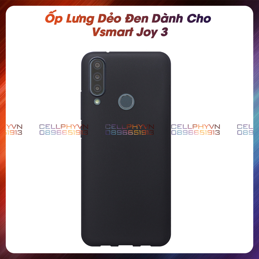 Ốp lưng Dẻo Đen Dành Cho Vsmart Joy 3 / Star 4