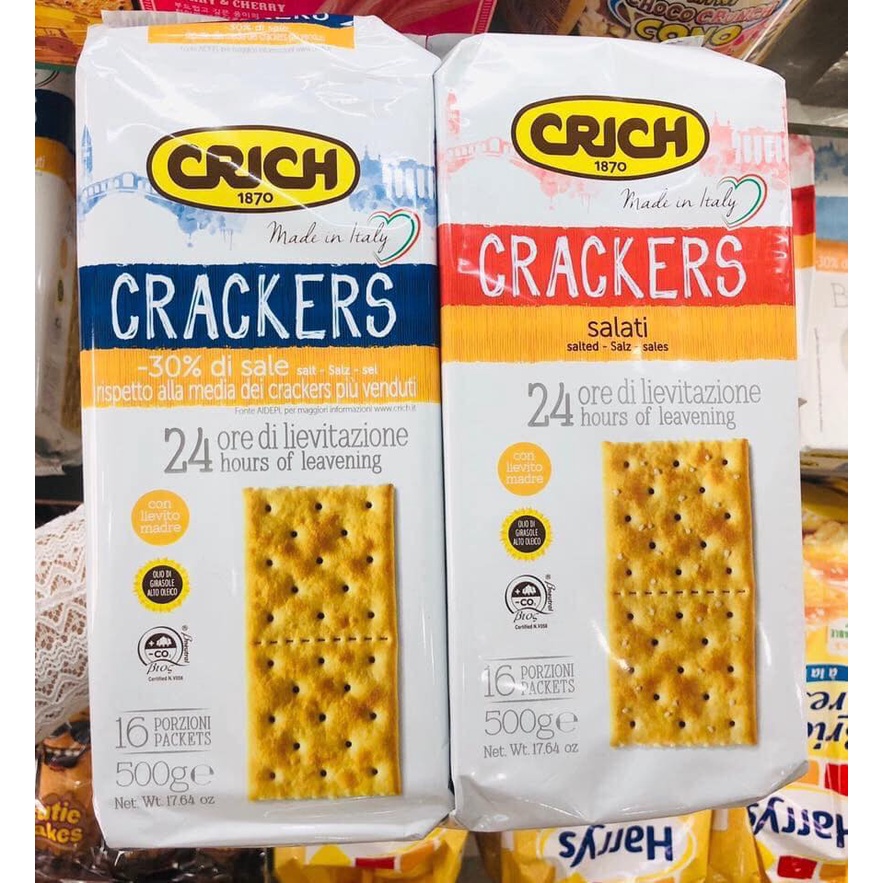 Bánh Quy Crackers Crich Italy 500g