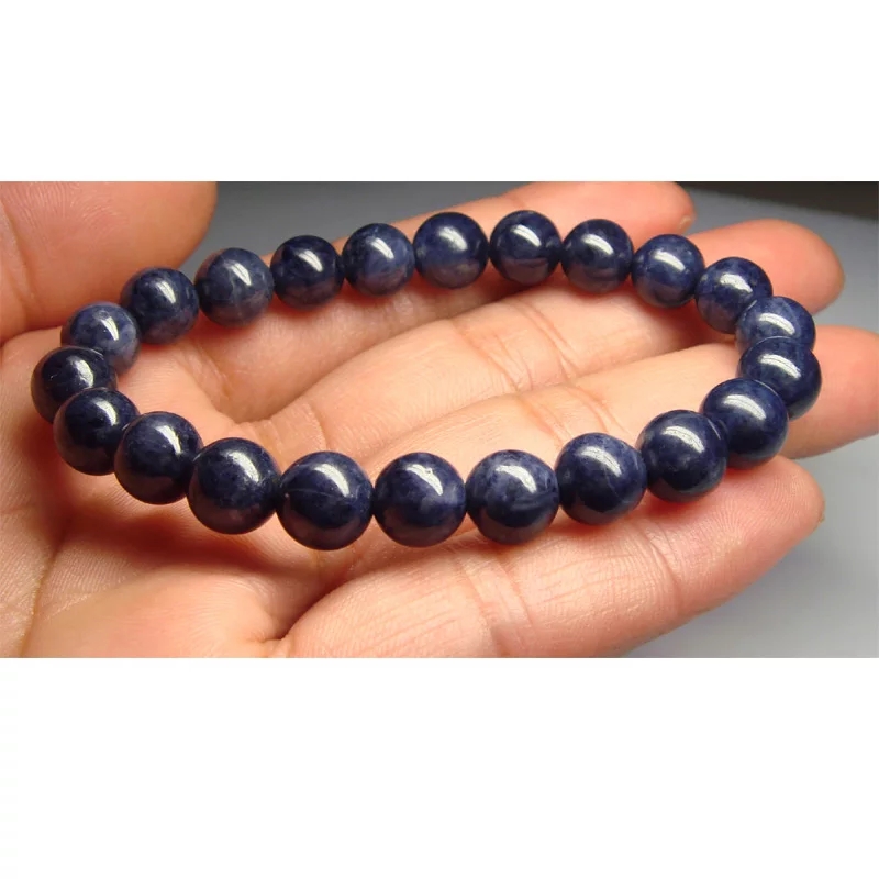 [HCM]Xưởng Sản xuất đá quý Tự Nhiên G.F.H -  Vòng tay đá Sapphire tự nhiên size 9,5li